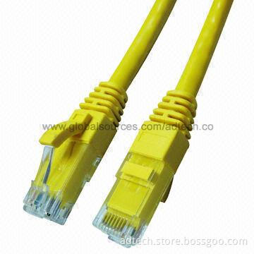 Cat6 Patch Cords UTP, UL-approved Molded in PVC